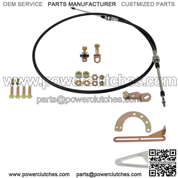 For GM 2" Aftermarket Transmission  Cable Column Shift Linkage Kit ACA-1804
