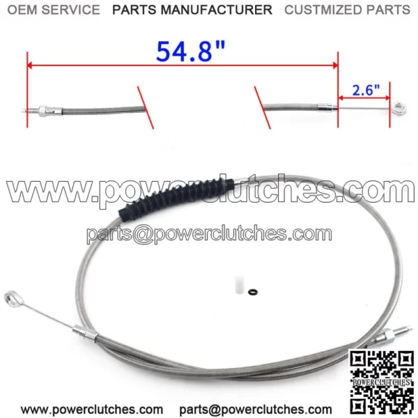 Braided Clutch Cable for Sportster 1200 XL1200C XL1200N XL1200R XL1200T XL1200X
