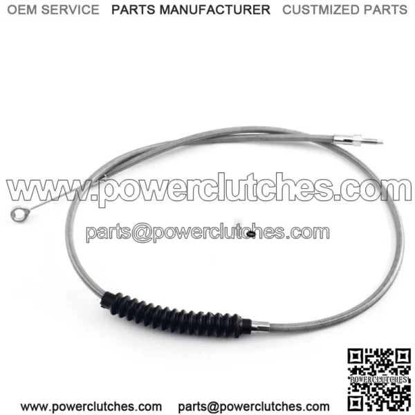 Braided Clutch Cable for Sportster 1200 XL1200C XL1200N XL1200R XL1200T XL1200X - Image 2