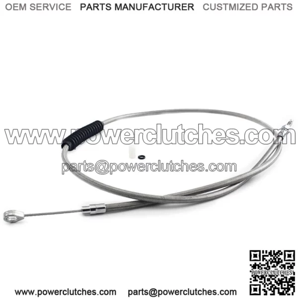 Braided Clutch Cable 38667-07 for Harley Touring Electra Road King Street Glide - Image 3