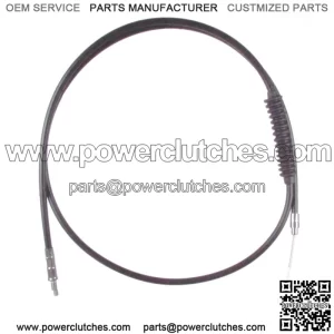 Black Vinyl Coated +4" Clutch Cable 2008-2013 Harley-Davidson Touring models (For: Harley-Davidson)