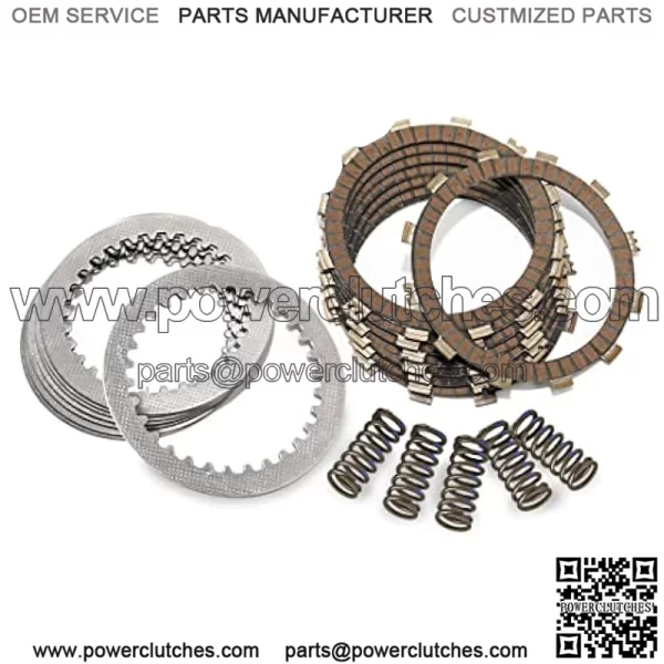 ORC120 Complete ATV Clutch Repair & Rebuild Kit - Includes Springs, Steel & Fiber Plates - Fits Arctic Cat 400 2X4 2003-2004 Fits Suzuki LT-F400 EIGER 2X4 2002-2003