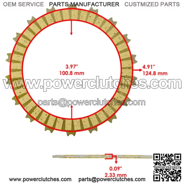 Clutch Gasket Kit with Steel Plates and Springs for Honda CRF250L 2013 - 2020 - Image 2