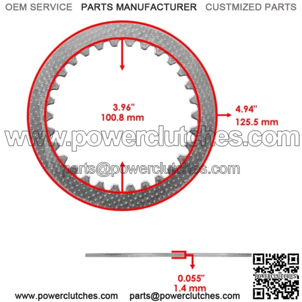 Clutch Gasket Kit with Steel Plates and Springs for Honda CRF250L 2013 - 2020 - Image 4