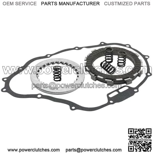 Clutch Friction Plate and Gasket Kit for Honda FourTrax 300 TRX300 2x4 1988-2000 (for: Honda) - Image 5