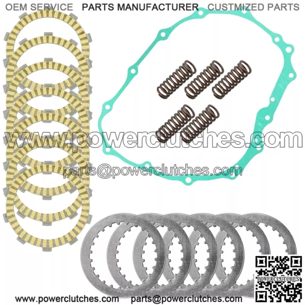 Clutch Plates Kit for Honda Sportrax 400 TRX400EX 1999-2008 / TRX400X 2009-2014