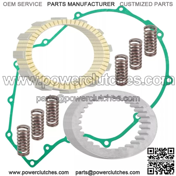 Clutch Friction Plates And Gasket Kit for Kawasaki ZX1200C ZZR1200 2002-2005