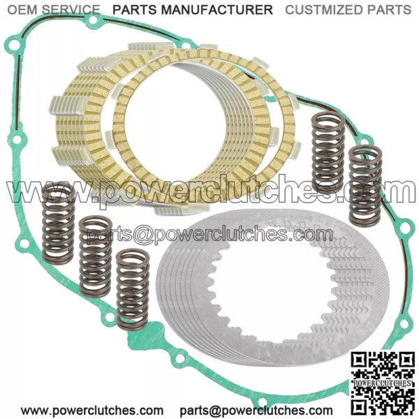 Clutch Friction Plates And Gasket Kit for Honda VFR750F Interceptor 750 86-97