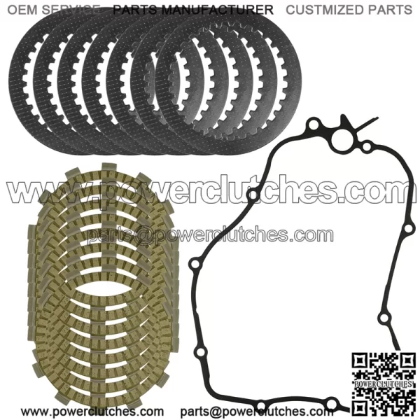 Clutch Friction Steel Plates And Gasket Kit for Yamaha YZ125 YZ125X 2005-2023