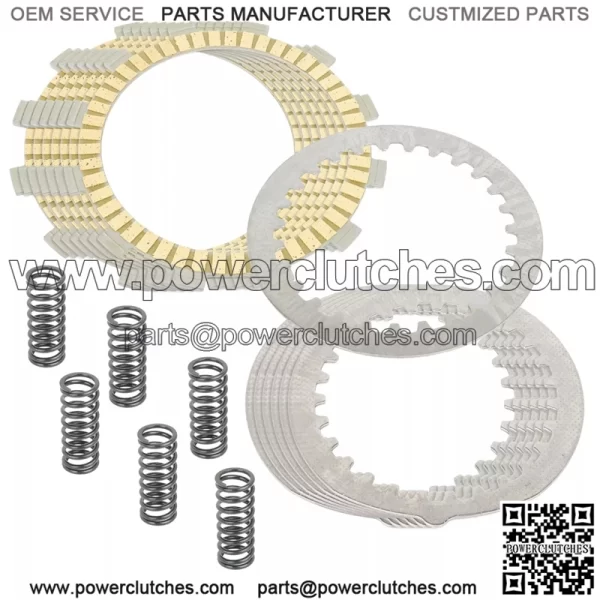 Clutch Friction Steel Plates And Springs Kit for Yamaha XS750 1977 1978 1979