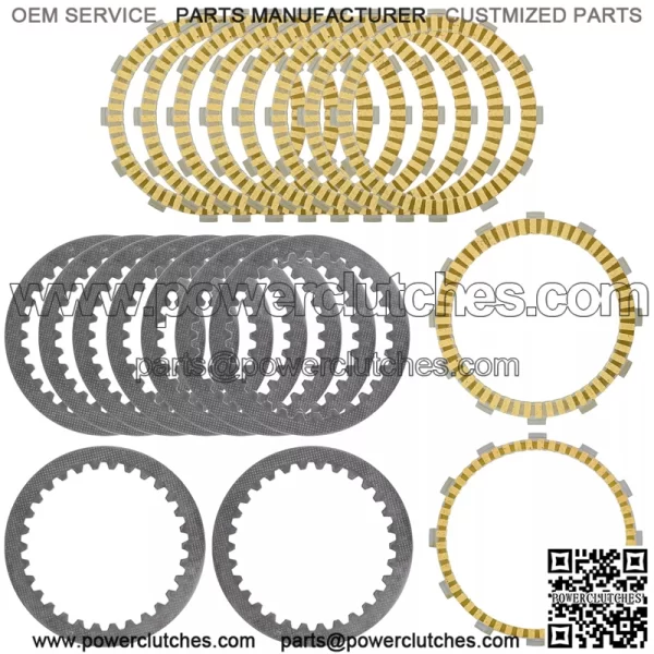 Clutch Friction Plates and Clutch Plates for Suzuki SV1000 SV1000S 2003-2007