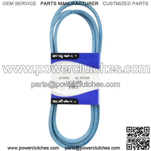 1/2" X 107" Blue Aramid V-Belt A-604935 A-7079182 Fits Bush Hog