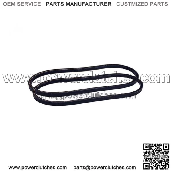 Replacement Drive Belt 1/2" X 38.9" Set of 2 Belts for Ariens 07200514