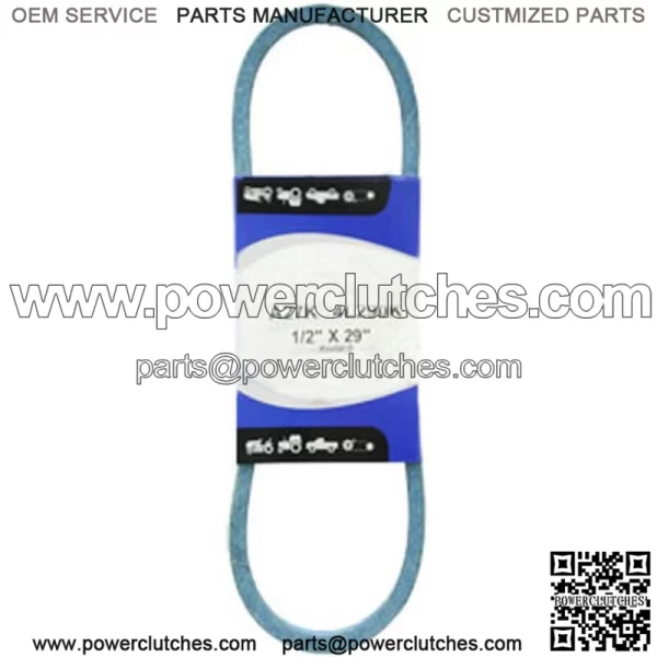 A-A27K is made of Aramid Blue V-Belt (1/2" X 29") fits Toro/Wheel Horse