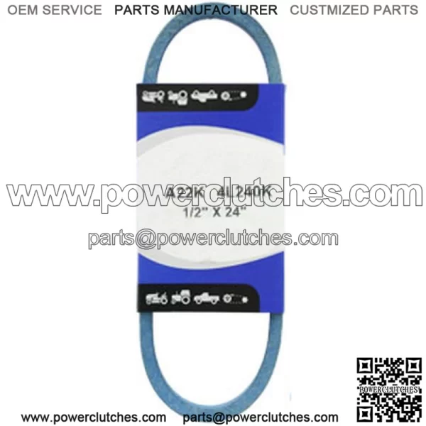 V-belt 170921 170921SM, set of two belts for Simplicity tractors