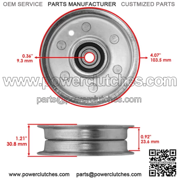 Deck Pulley for Cub Cadet Z-Force 42" 48" CC760 CC800 i1042 LTX1040 LTX1042 - Image 2
