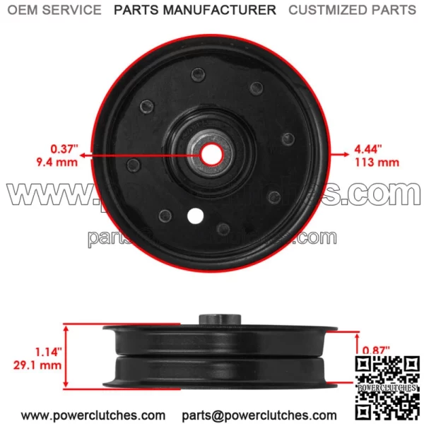 Tensioner Pulley for Gravely 892051 915024 915025 915026 07327100 - Image 2