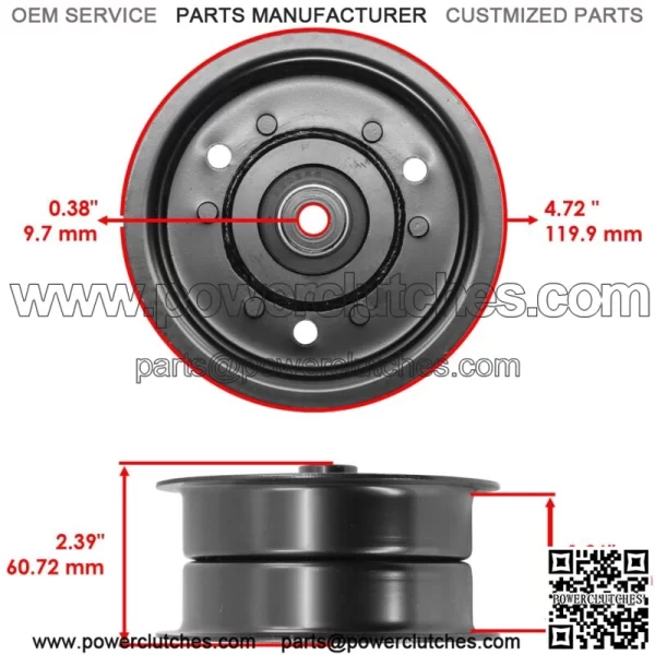 Deck Pulley for Gravely PM34 Compact-Pro 34 Pro-Master 07300004 34" - Image 2