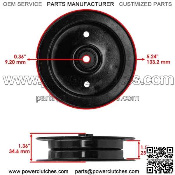Deck Pulley for Gravely PM34 Compact-Pro 34 Pro-Master 07300004 34" - Image 3