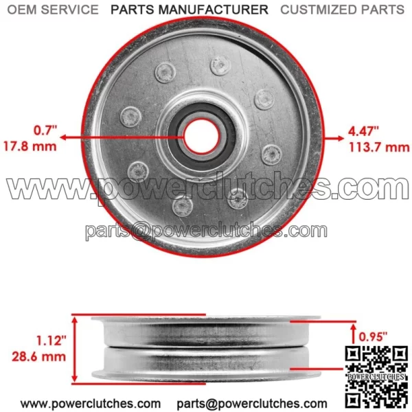 TCA17146 Deck Sheave Pulley For John Deere 48" 54" 60" Zero Turn - Image 2