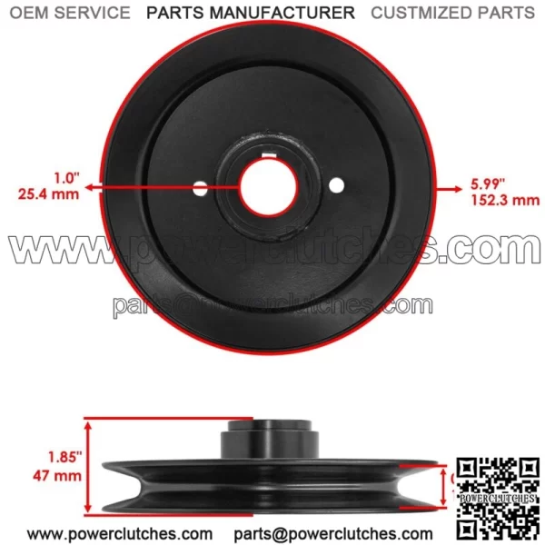 59211700 07300019 07332167 Deck Pulley for Ariens Gravely - Image 2