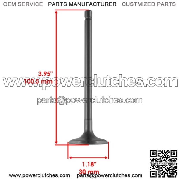 Intake and Exhaust Valve for Yamaha YFM660R Raptor 660 2001-2005 (for: Yamaha Rhino 660 2006) - Image 2