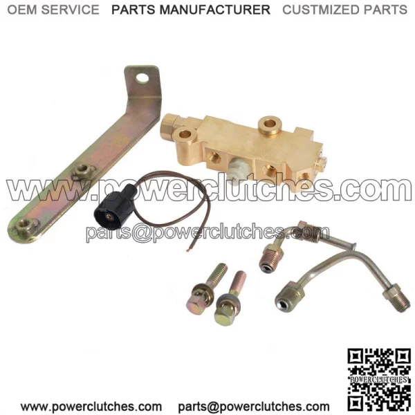 Disc Drum Brake Proportional Valve 9/16" 1/2" Line & Bracket PV4 Combination - Image 2