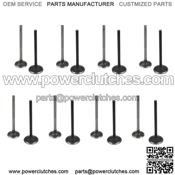 16X Intake Exhaust Engine Valves fit for Aura GM ECOTEC DOHC 2.0L 2.2L 2.4L