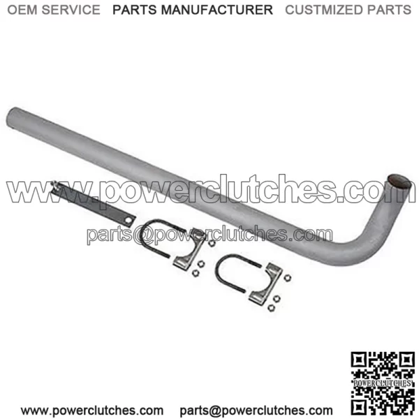 FOE-20 Vertical Exhaust Pipe with Clamp for Ford New Holland 801 901 Tractor