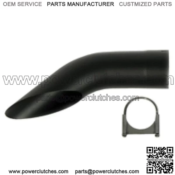 R1791 Bent Exhaust Pipe Extension - 1 3/4" Fits John Deere