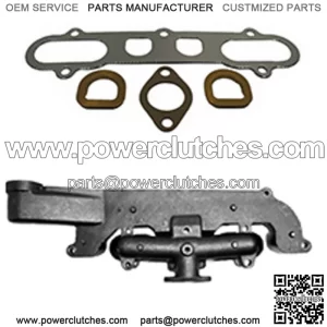 AT22610 Gas Exhaust Manifold w/ Gasket Kit Fits John Deere 2010