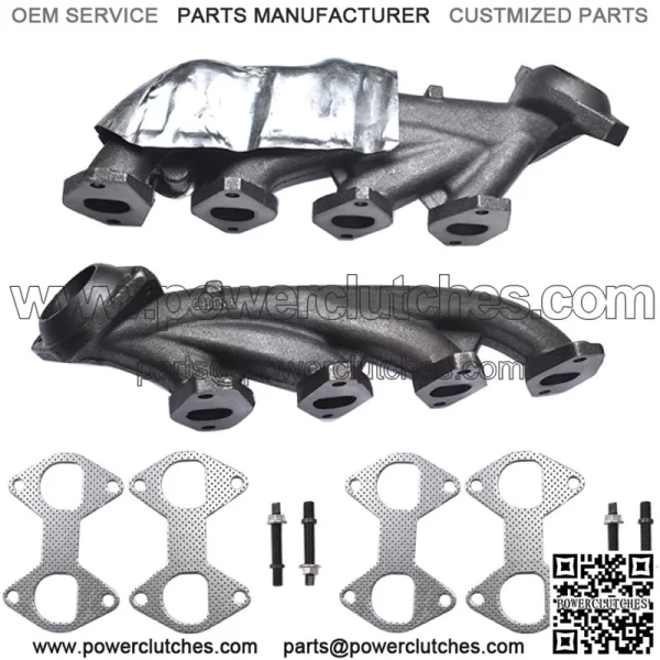 Set of 2 Exhaust Manifold For 2004-2010 Ford F-150 / 05-12 Expedition Navigator - Image 2