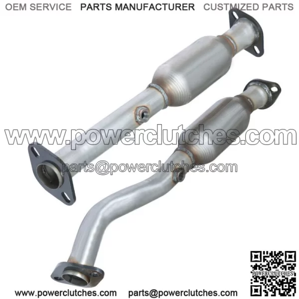 For Nissan Titan 5.6L 2004-2015 Manifold Catalytic Converters Front & Rear All 4 - Image 2