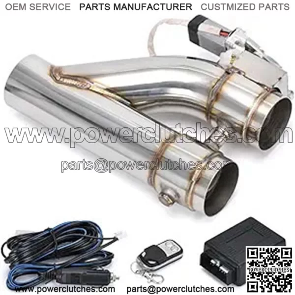 2.5-inch double-open integrated Y-type exhaust valve remote control