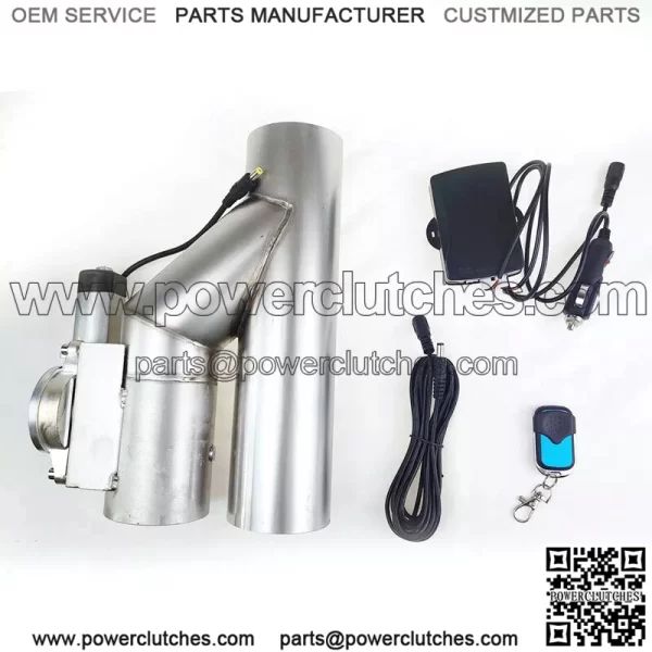 2.5-inch integrated straight exhaust valve remote control