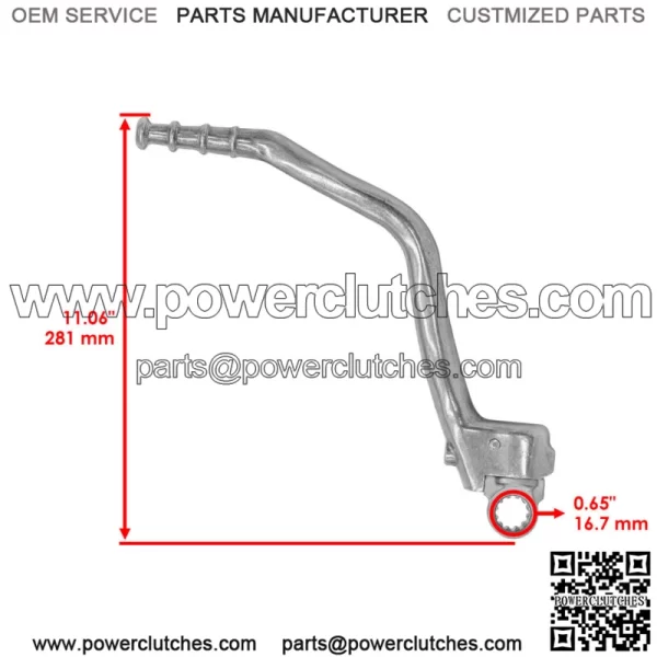 26300-35G01 26300-35G00 Starter Lever Pedal for Suzuki RMZ450 2005-2007 - Image 2