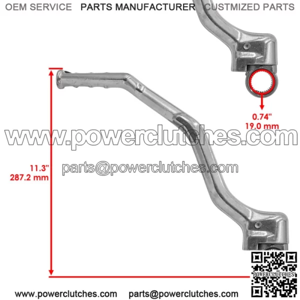 2S2-15620-01-00 Kick Starter Lever Pedal for Yamaha YZ450F 2006-2009 - Image 2