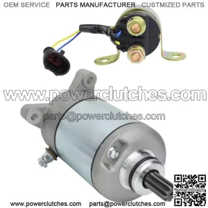 2007-2014 Ranger 400 500 Starter for Polaris 3084981 3090188 with Relay