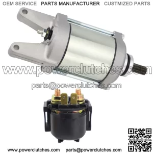 Starter for kawasaki UTV Teryx 750 KRF750 All Models 2008-2013 18719 with Relay (For: More than one vehicle)