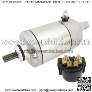 21163-1321 Starter & Relay For KAWASAKI Teryx 750 KRF750 2008-2010 SMU0280 18719 (For: More Than One Vehicle)