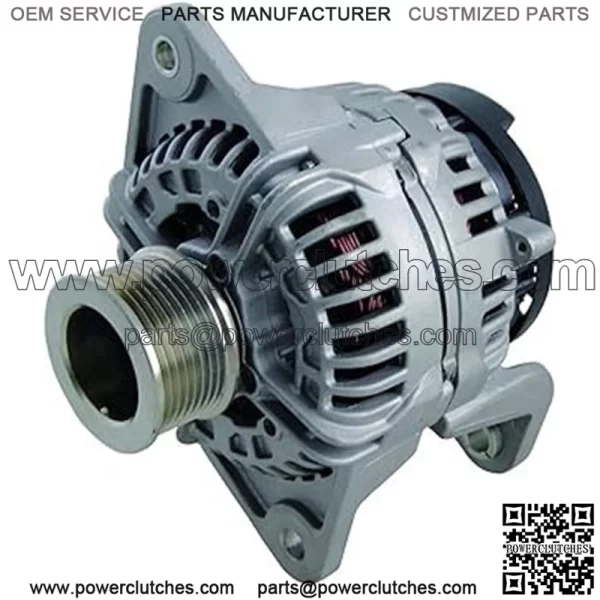 New Alternator Compatible with Volvo 1998-2012 and Compatible with John Deere Diesel Equipment 1997-2016 0124555009, 0124555017, 0124555020, 0124555027, ABO0372, 40024023, 40024023R