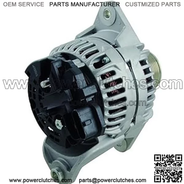 New Alternator Compatible with Volvo 1998-2012 and Compatible with John Deere Diesel Equipment 1997-2016 0124555009, 0124555017, 0124555020, 0124555027, ABO0372, 40024023, 40024023R - Image 2