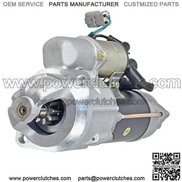 New Starter 9T 24V Compatible with Komatsu Excavator PC75U 4D95 Engine 1995-1997 6008134411