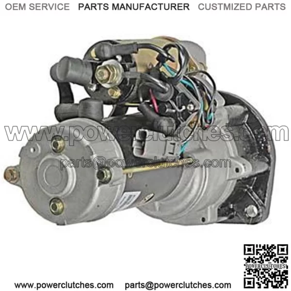 24V 11T STARTER FITS KOMATSU MOTORGRADER GD305 GD355A 600-813-3320 6008133320 - Image 2