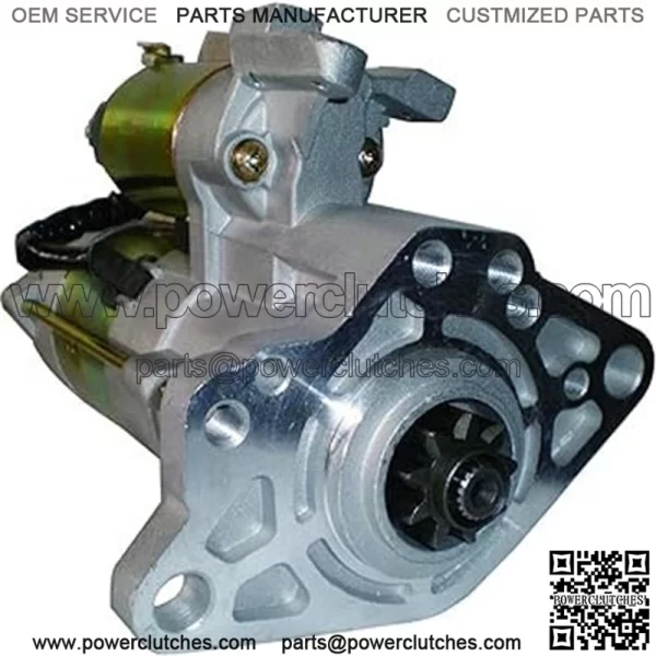 New starter compatible with 1994-1999 Mitsubishi Canter FE SERIES Fuso FE507 4D33 4D34T M008T80071, M008T85071, SMT0310, 41048274