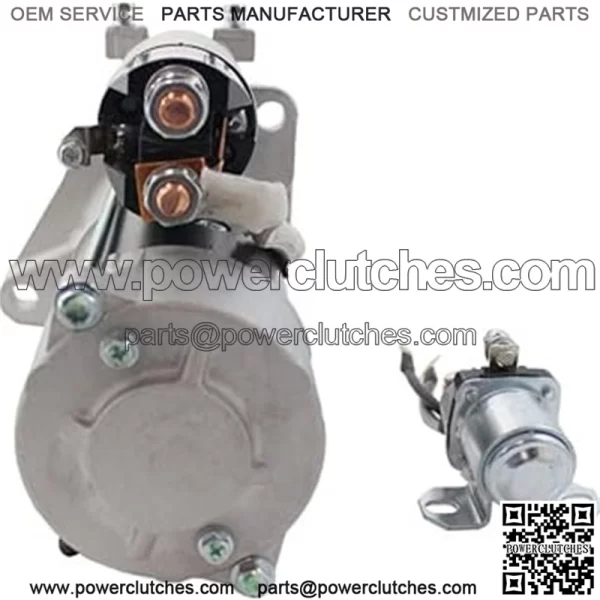 New Hi-Torque 24V Starter Motor Compatible with Mitsubishi Fuso Truck MS280/MS380-2 6D22 Dsl Eng 99-07 Kobelco Excavator SK300/SK400 6D22 1999-2007 Replaces M9T60171 M009T60171 ME152487 M9T60172 - Image 3