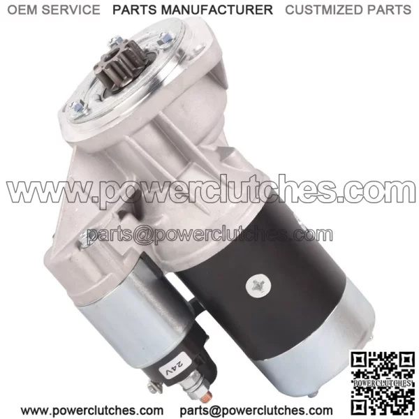 Starter fits Isuzu 4JB1 S24-07 8944234520 18281 24V Diesel Industrial Engine - Image 2
