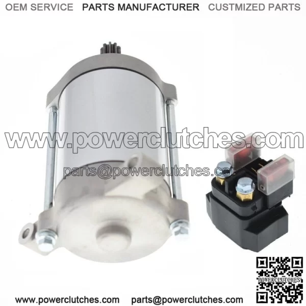 Starter and Solenoid Relay for Yamaha Wolverine 450 YFM450 2006 2007 2008-2010 - Image 5