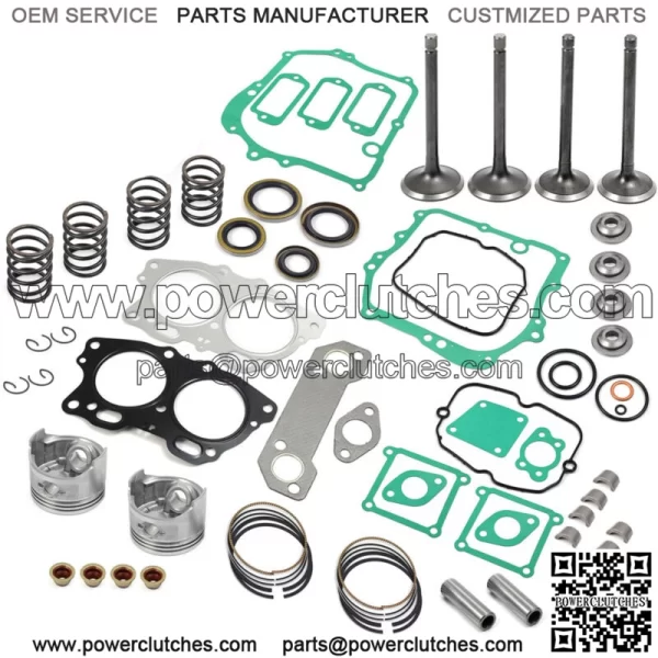 Engine Rebuild Kit Piston Gasket Valve For EZGO Golf Cart Robin 350cc 1996-02