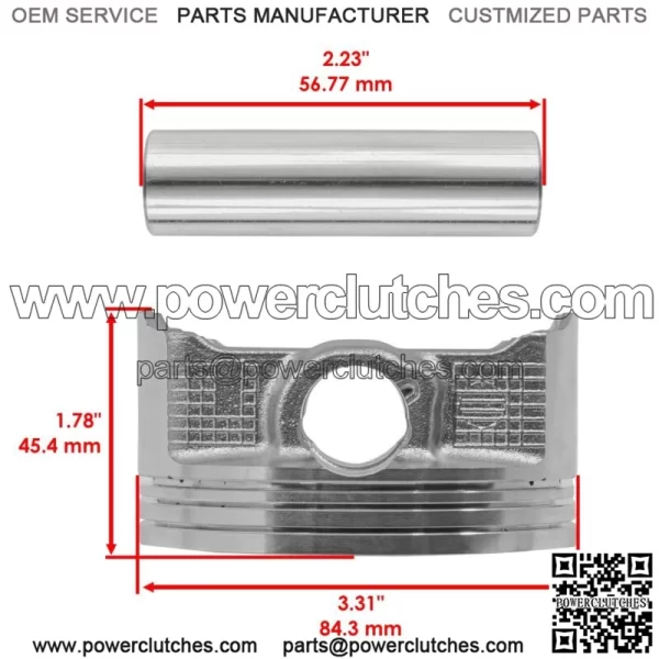 Piston and Ring Kit for Kawasaki Teryx4 LE 800 KRF800 2014-2020 (for: more than one vehicle) - Image 4